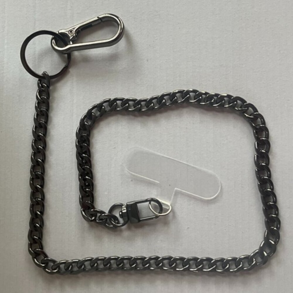 Gun Metal Grey Mobile Phone Security Chain